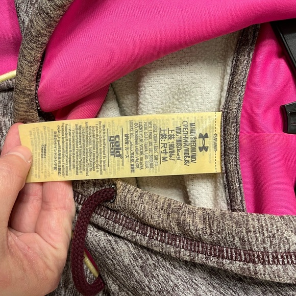 Purple, Pink & Yellow Under Armour Hoodie - Picture 3 of 3